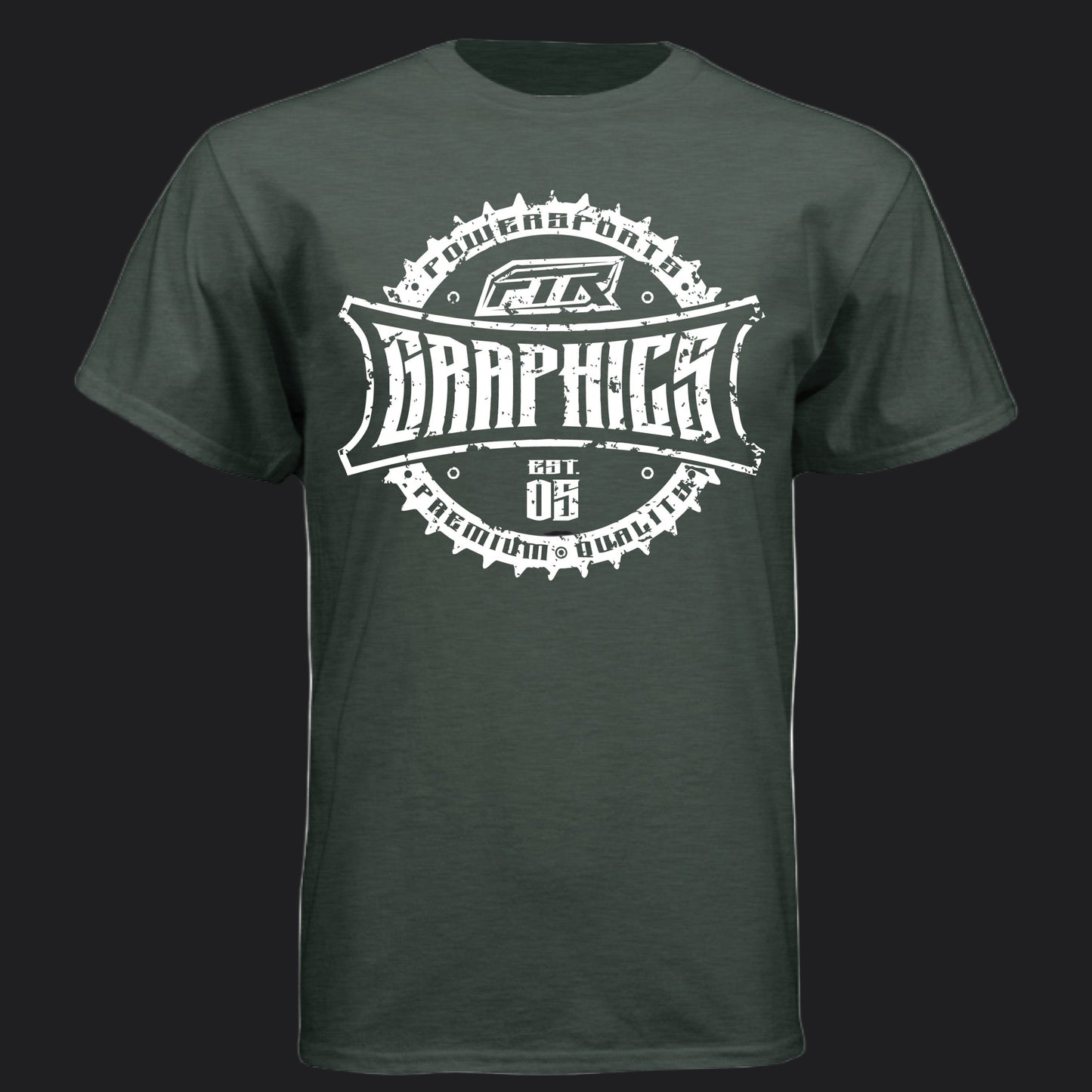 Heather Forest Green - FRONT